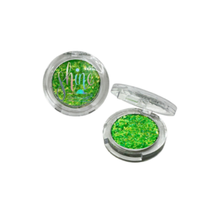 MAQUILLAJE VERDE MANZANA GLITTER EN GEL