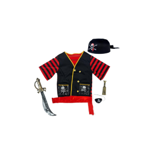 DISFRAZ PIRATA CON ACCESORIOS