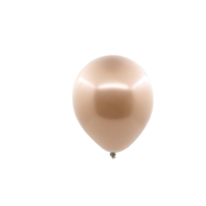 GLOBOS DOBLES ROSA ORO R10