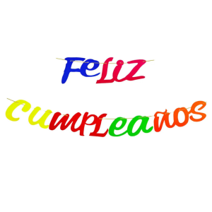 GUIRNALDA MULTICOLOR FELIZ CUMPLEAÑOS