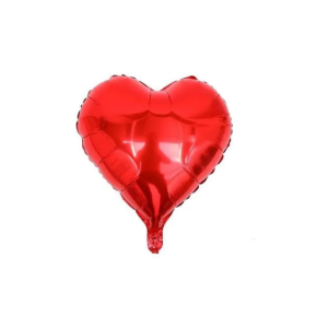 GLOBO METALIZADO CORAZÓN ROJO