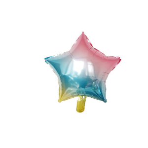GLOBO ESTRELLA TORNASOL MULTICOLOR