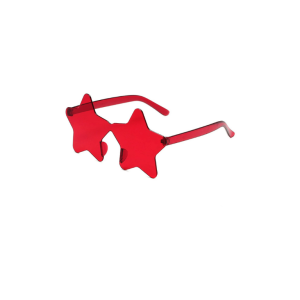 LENTE ESTRELLA ROJO