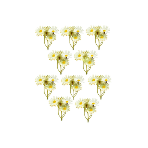 RAMO MARGARITAS ARTIFICIALES AMARILLO PASTEL