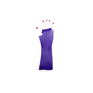 GUANTES VIOLETA REJILLA FLUOR LARGOS