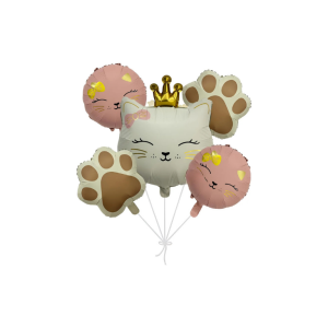 SET DE GLOBOS GATITAS