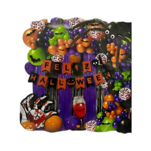 SET GLOBOS FELIZ HALLOWEEN