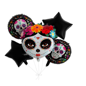 SET GLOBOS CATRINA METALIZADOS