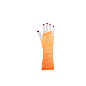 GUANTES NARANJA REJILLA FLUOR LARGOS
