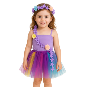 SET DISFRAZ HADA TUTU Y CORONA