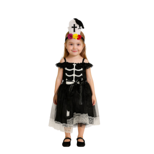 SET TUTU CON TIARA LAPIDA Y CUERVO