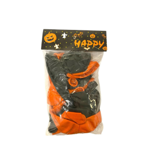 GLOBOS HALLOWEEN NARANJA Y NEGRO