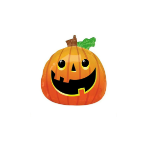 GLOBO METALIZADO CALABAZA