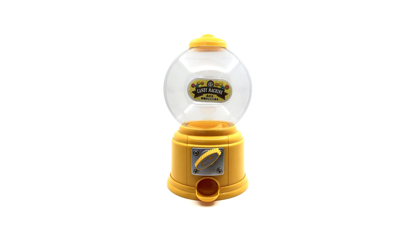 CARAMELERA DISPENSADOR AMARILLO ALCANCÍA