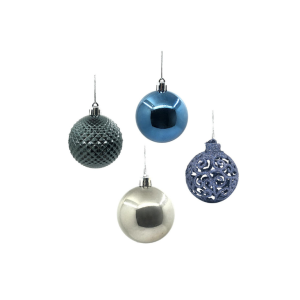 SET CHIRIMBOLOS ESFERAS AZULES 24 UNIDADES