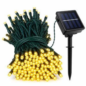 GUIRNALDA SOLAR ARROZ 20 MTS. - 200 LUCES LED - LUZ CÁLIDA