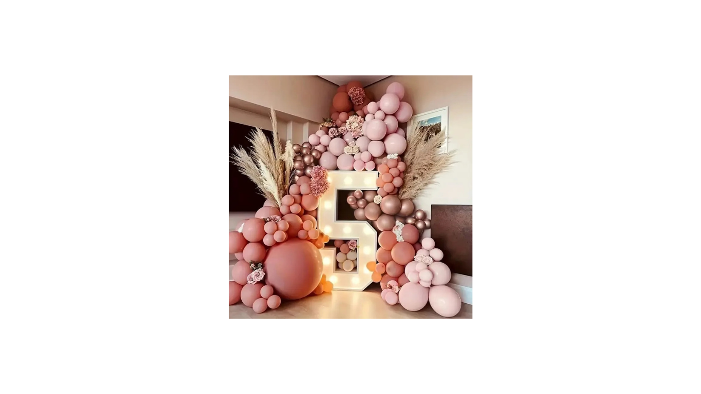 BOA DE GLOBOS ROSA