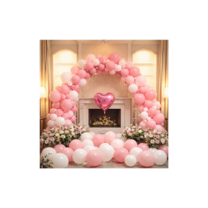SET DE GLOBOS CON CORTINA