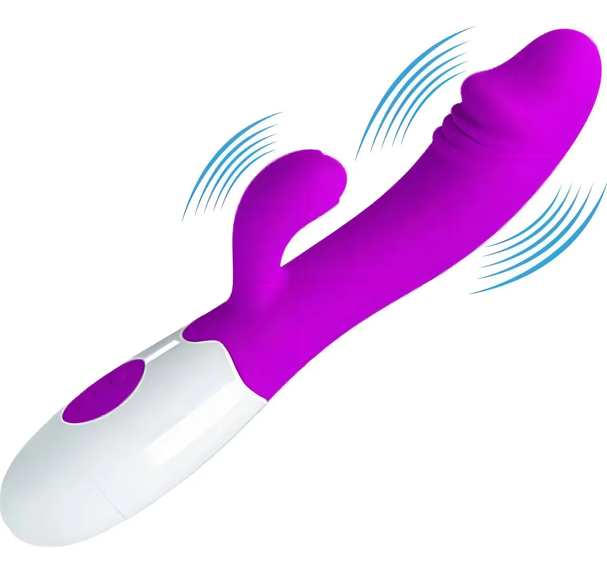 VIBRADOR CON ESTIMULADOR DE CLITORIS - Imagen 2