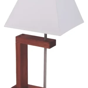 LAMPARA PORTATIL MADERA Y METAL - 40 CM