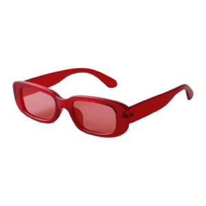 LENTE RETRO CRISTAL ROJO