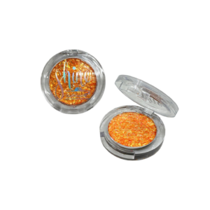 MAQUILLAJE AMARILLO GLITTER EN GEL