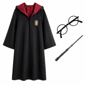 DISFRAZ HARRY POTTER + VARITA + LENTE -  TALLE XL