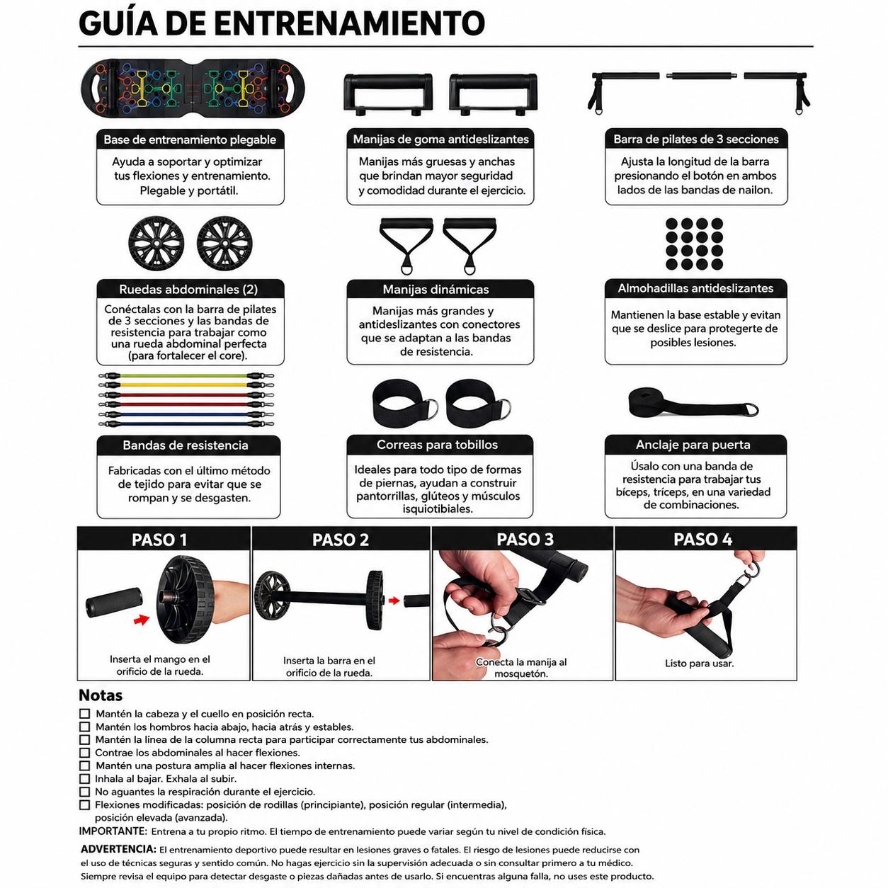 TABLA DE FLEXIONES - GYM EN CASA - Imagen 3
