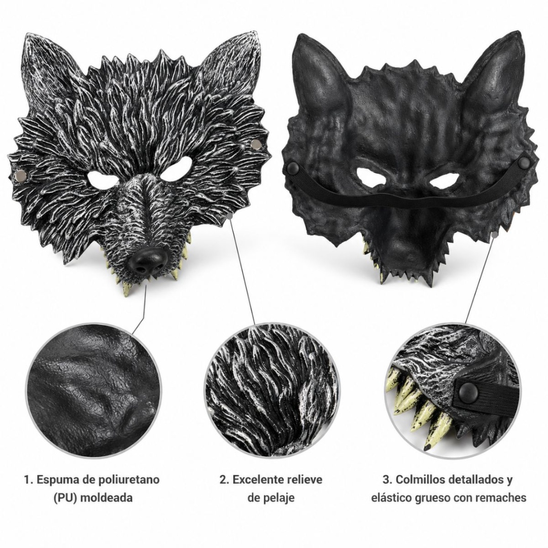 MASCARA DE LOBO - Imagen 2